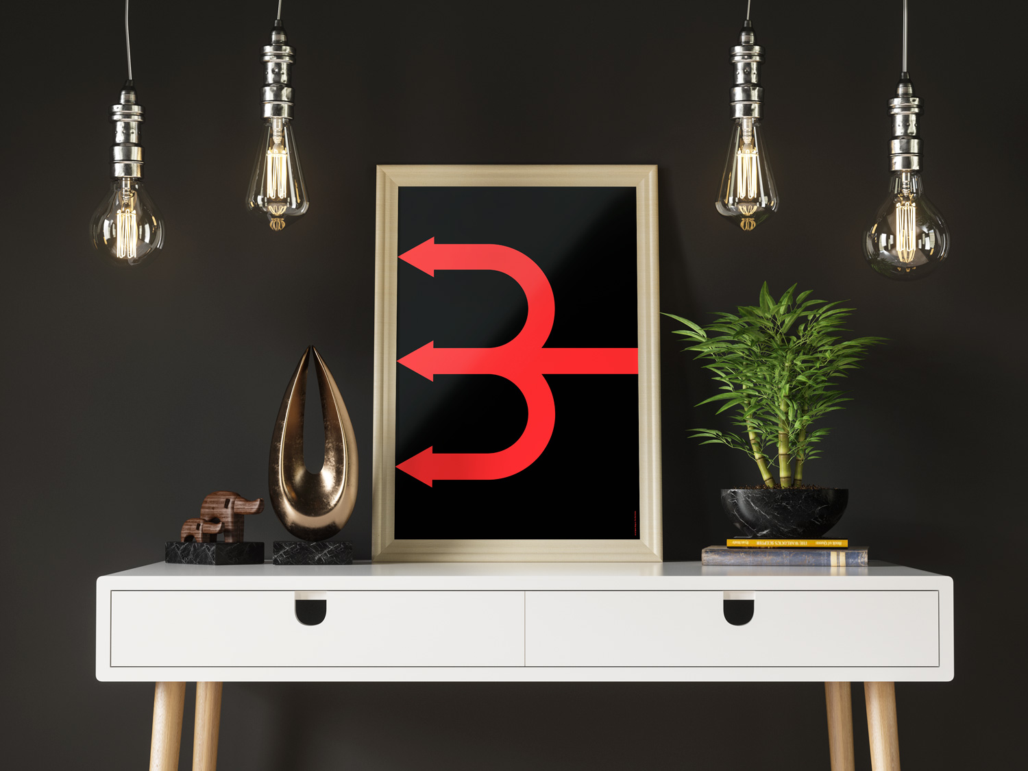 Belgium | The Red Devils by Art of Sport &mdash; art print preview