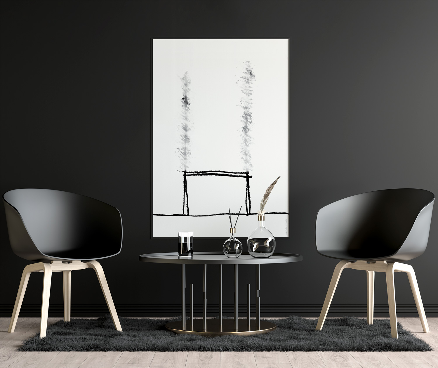 New Zealand | The All Whites / Ōmā by Garbett Design &mdash; art print preview