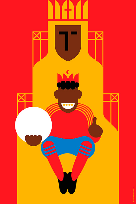 Spain (Winners 2010) | Spain in Back by Art of Sport
