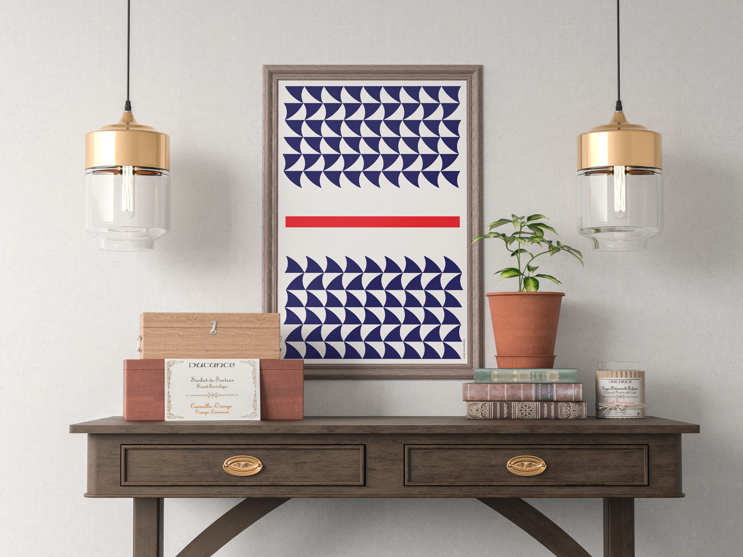Cabo Verde | Blue Sharks by Art of Sport &mdash; art print preview