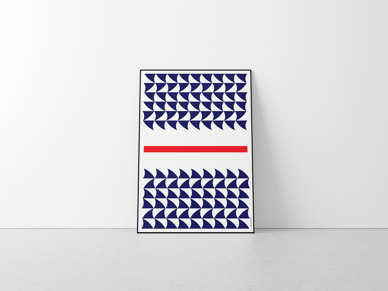 Cabo Verde | Blue Sharks by Art of Sport &mdash; art print preview