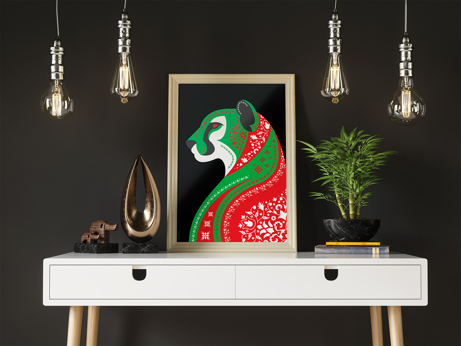 Iran | The Cheetahs by Art of Sport &mdash; art print preview