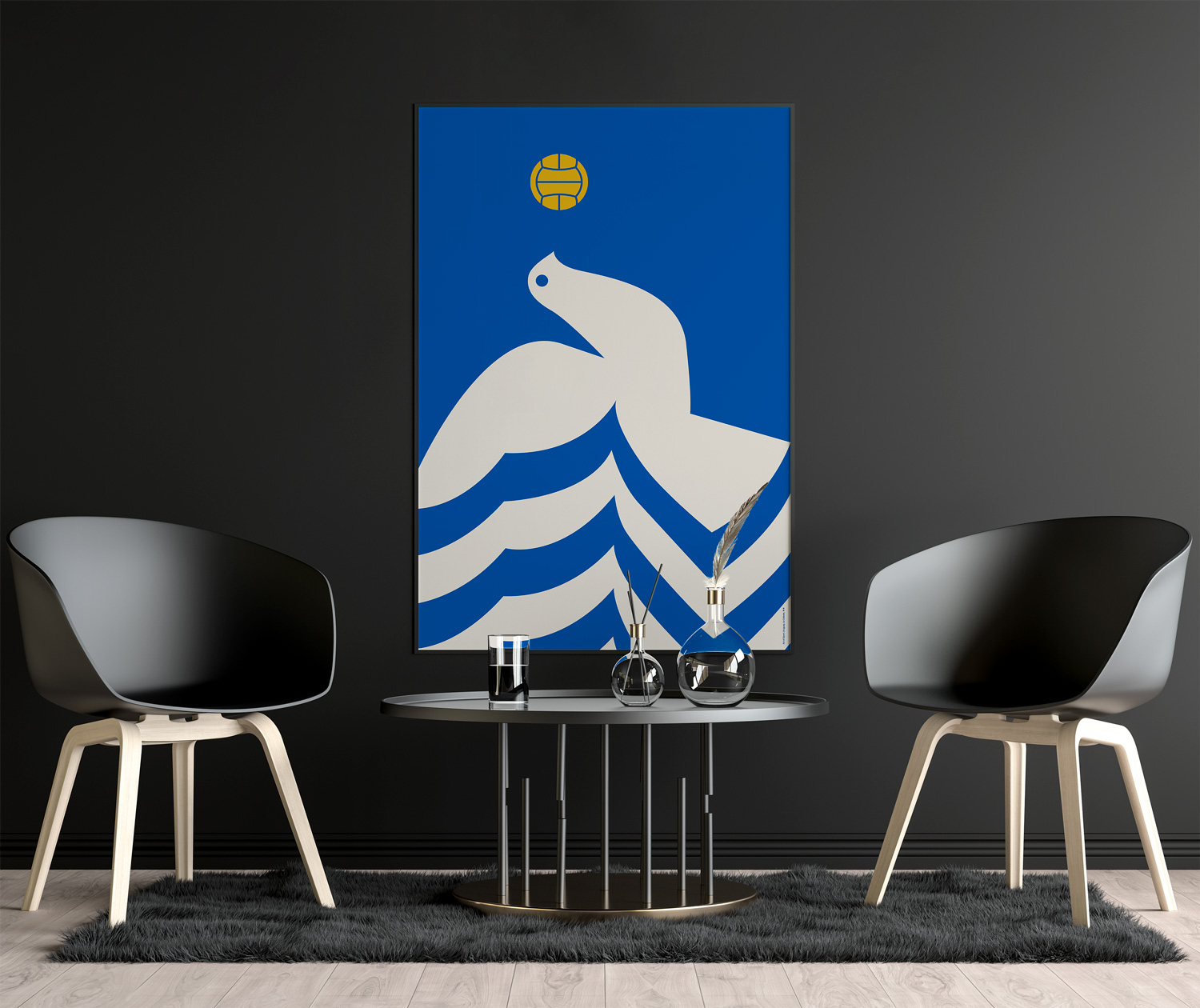 Uruguay (Winners 1930,1950) La Celeste by Art of Sport &mdash; art print preview