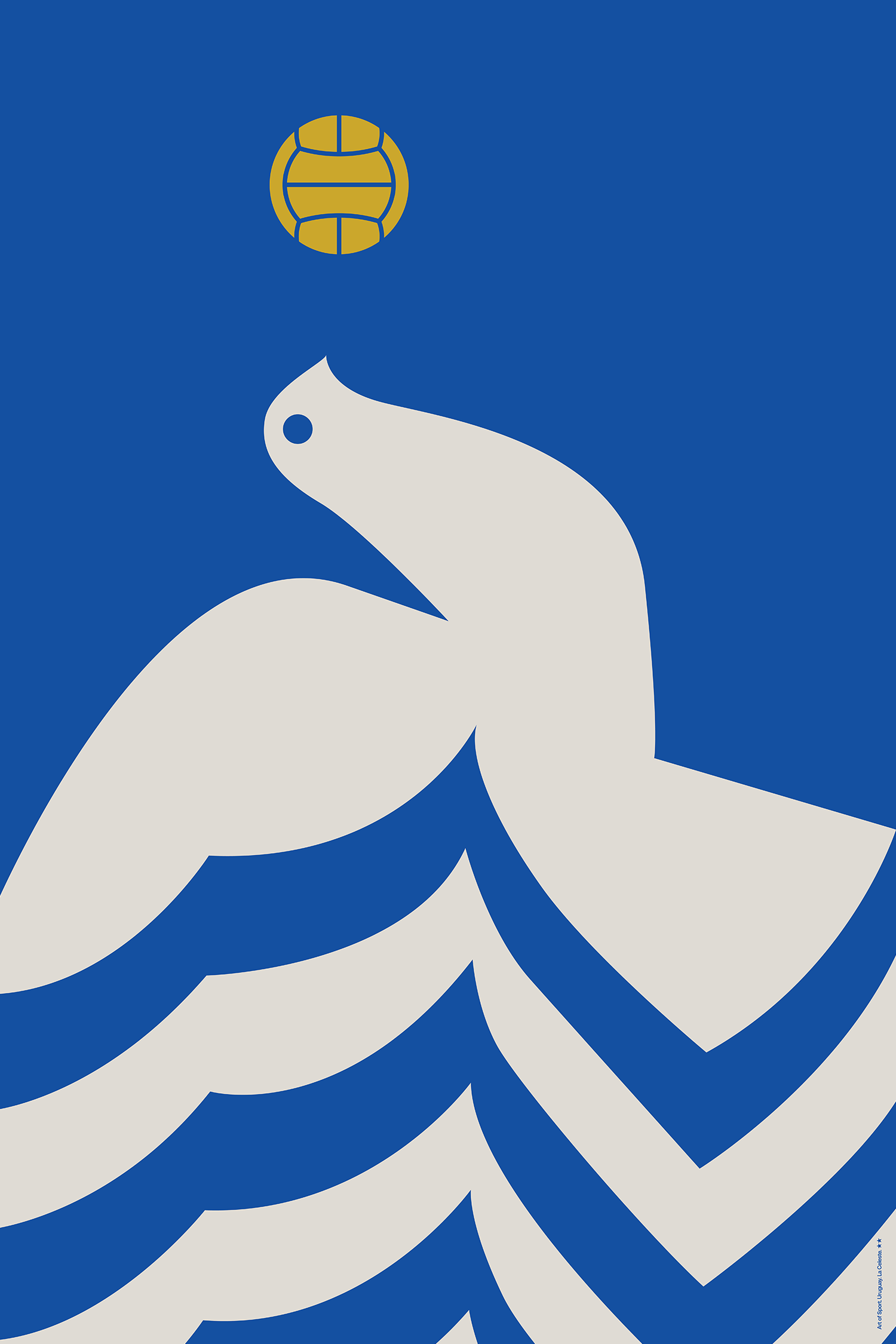 Uruguay (Winners 1930,1950) La Celeste by Art of Sport &mdash; art print preview