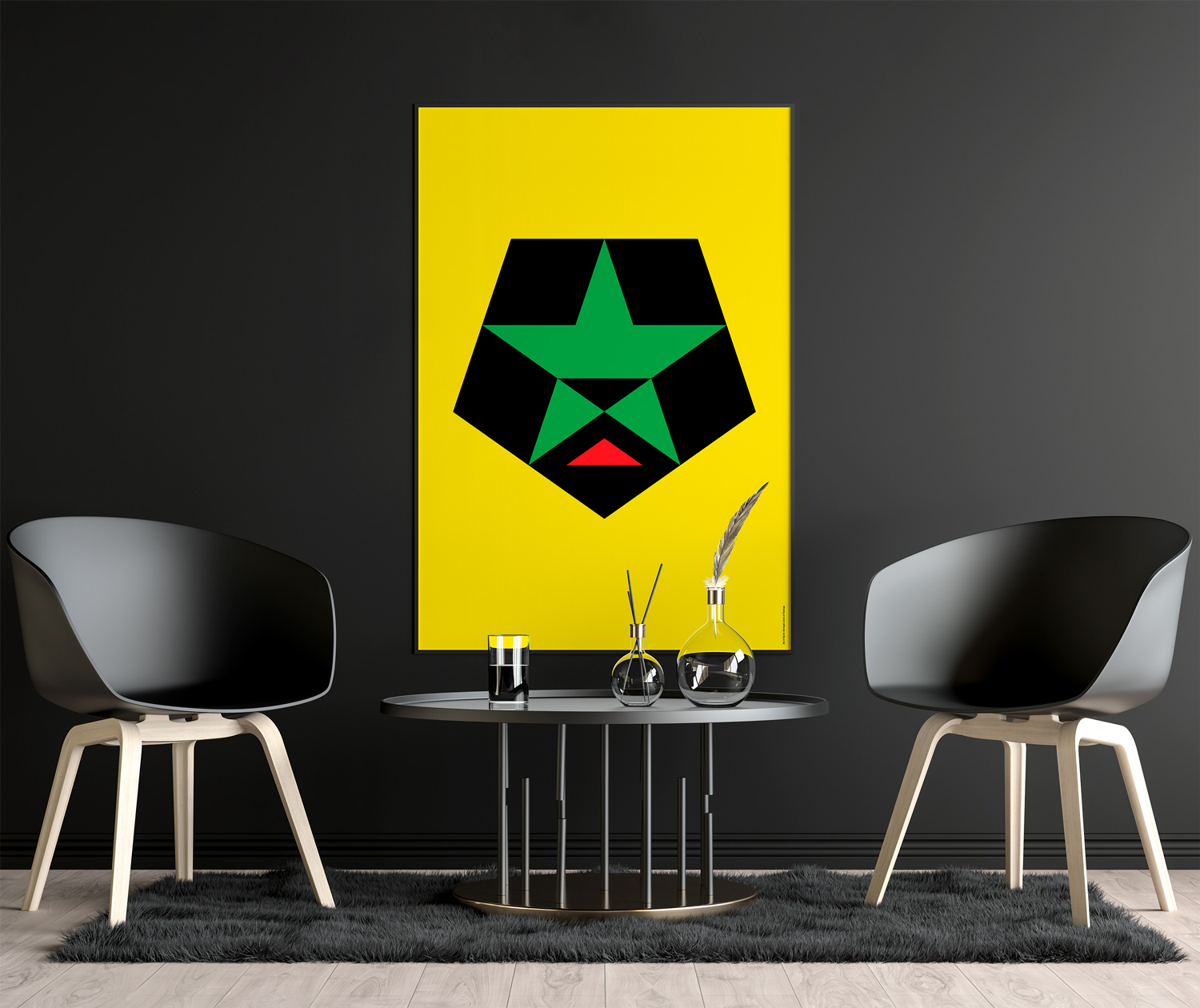 Senegal Lions of Teranga by Art of Sport &mdash; art print preview