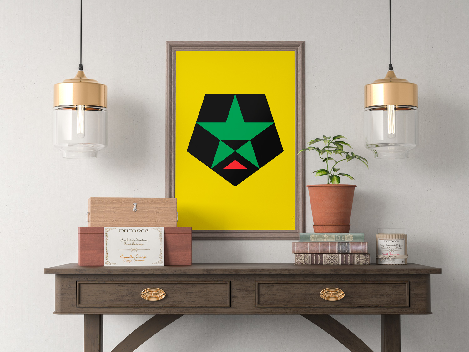 Senegal Lions of Teranga by Art of Sport &mdash; art print preview