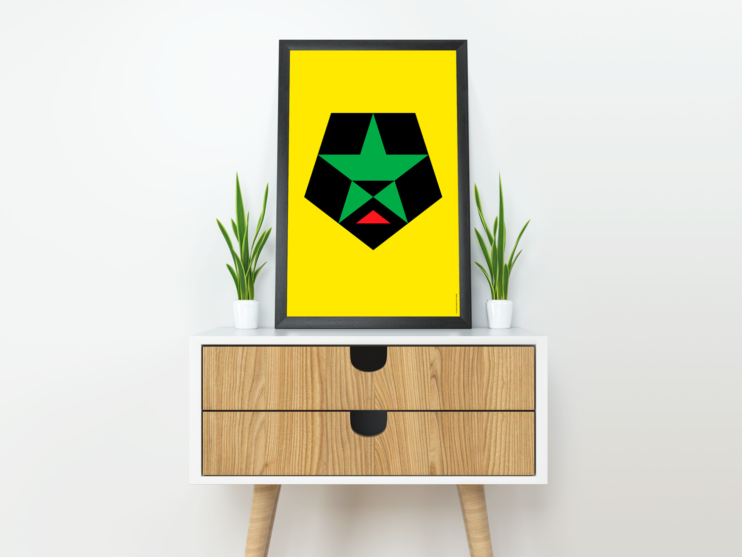 Senegal Lions of Teranga by Art of Sport &mdash; art print preview