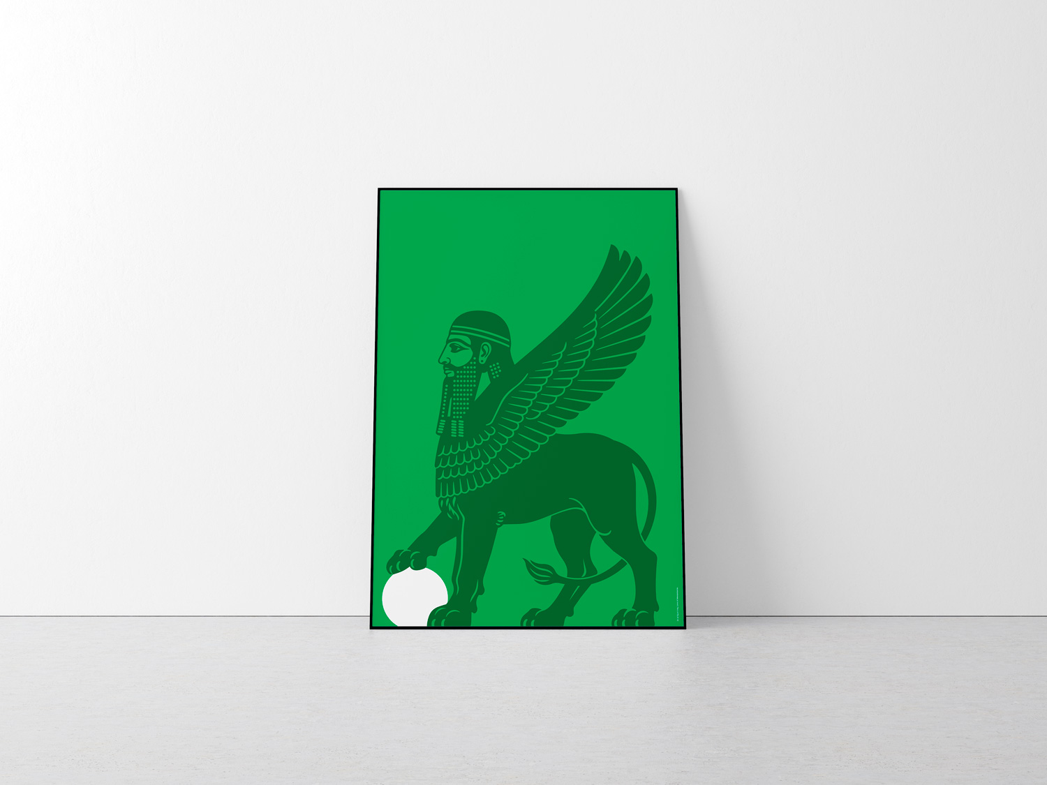 Iraq Lions of Mesopatamia by Art of Sport &mdash; art print preview