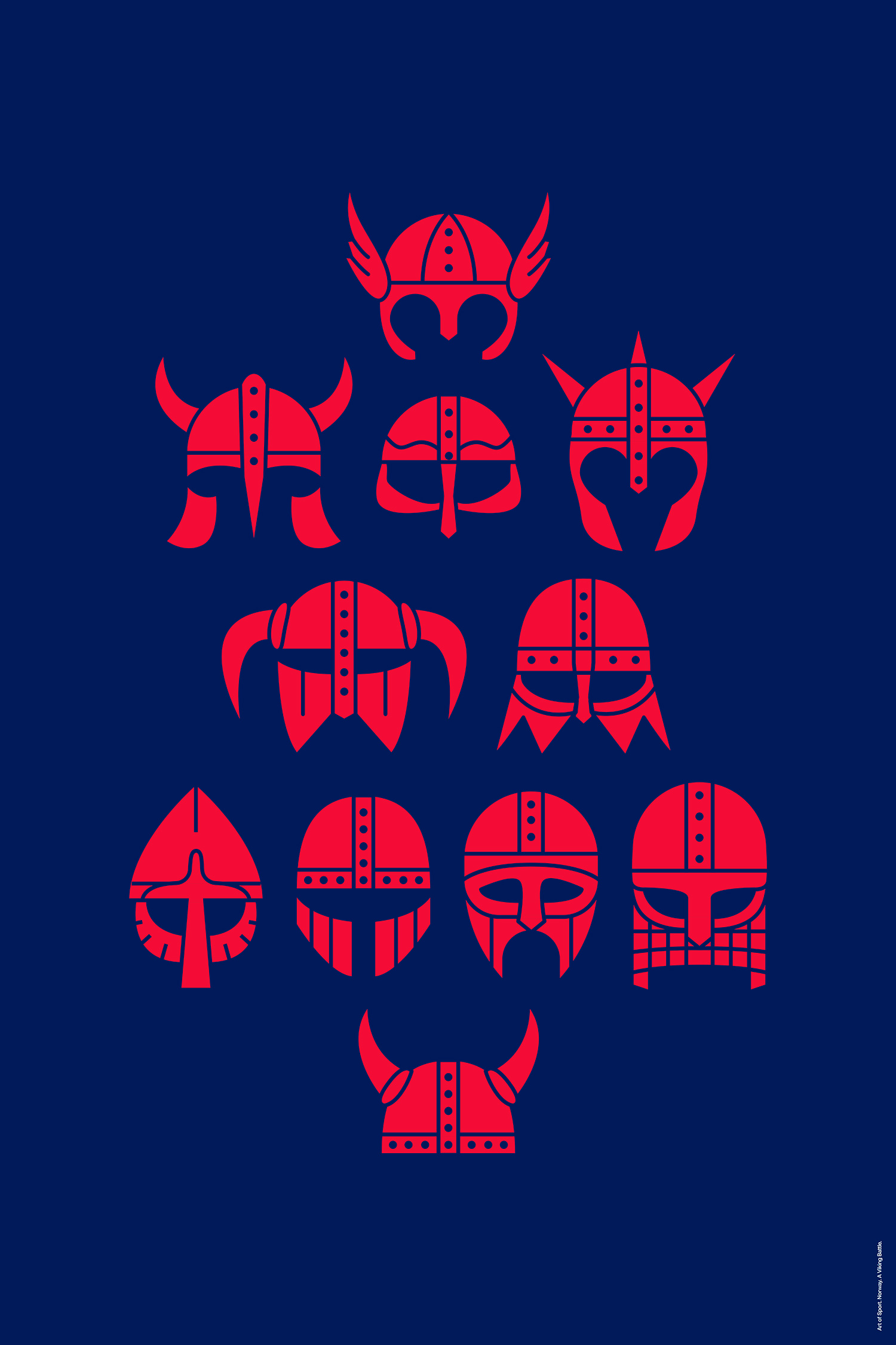 Norway A Viking Battle by Art of Sport &mdash; art print preview