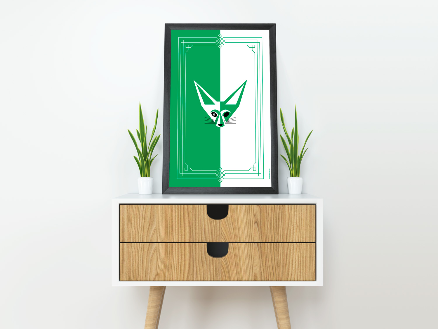 Algeria Desert Foxes by Art of Sport &mdash; art print preview