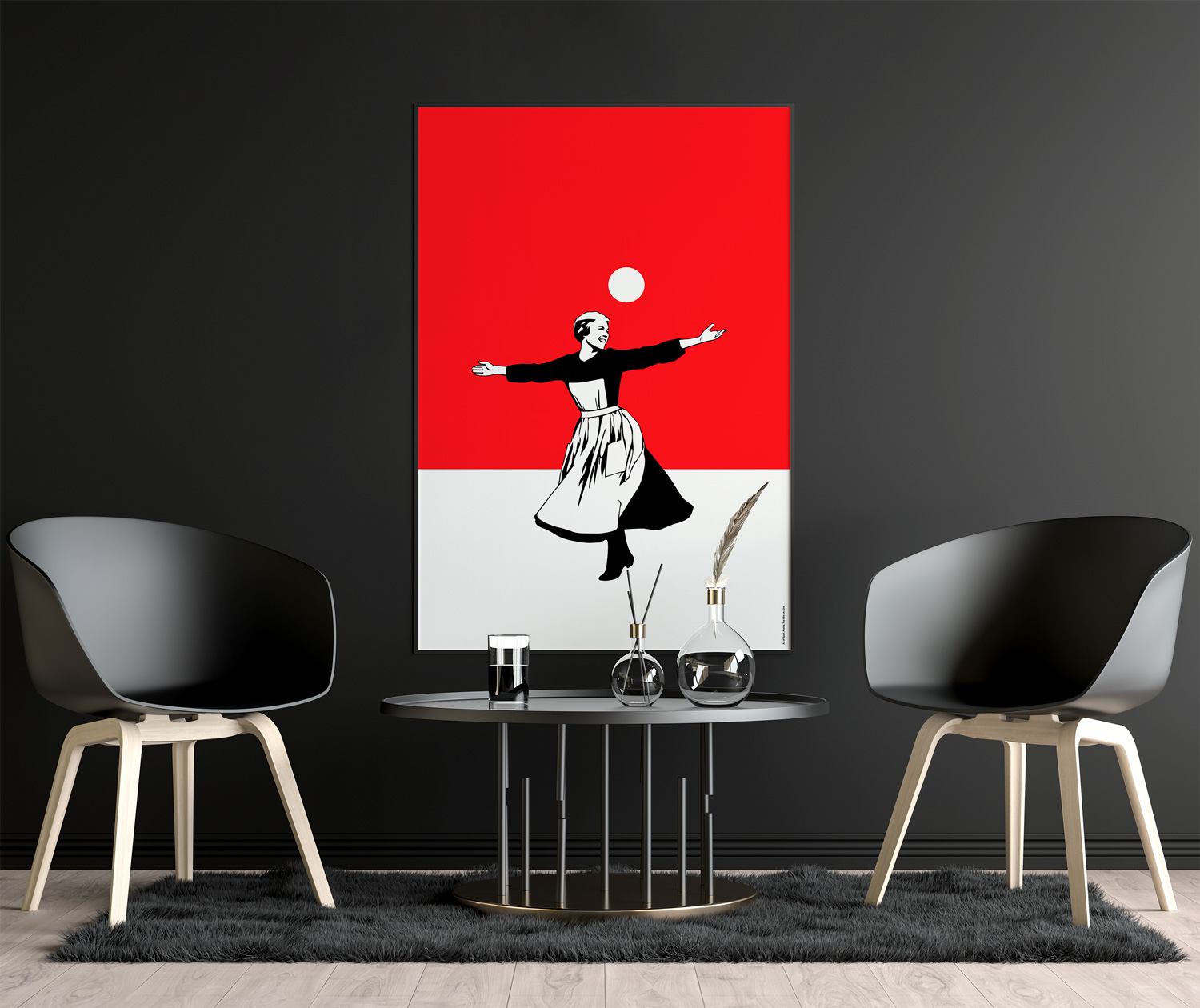 Austria The Hills are Alive by Art of Sport &mdash; art print preview