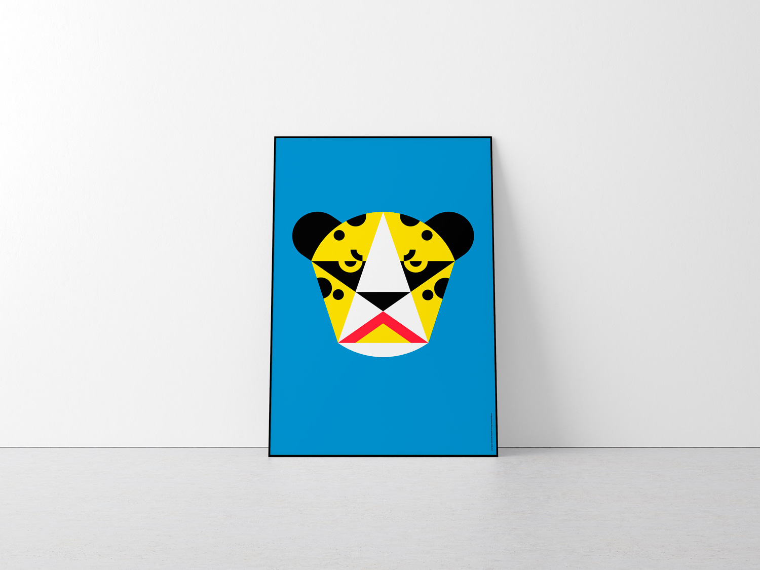 Democratic Republic of Congo Spotted Brilliance by Art of Sport &mdash; art print preview