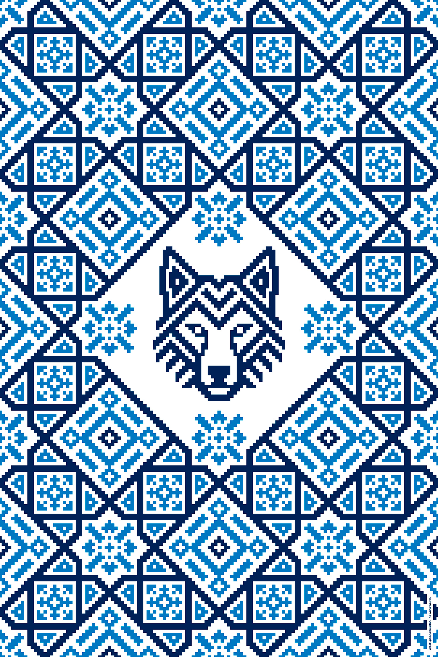 Uzbekistan The White Wolves by Art of Sport &mdash; art print preview