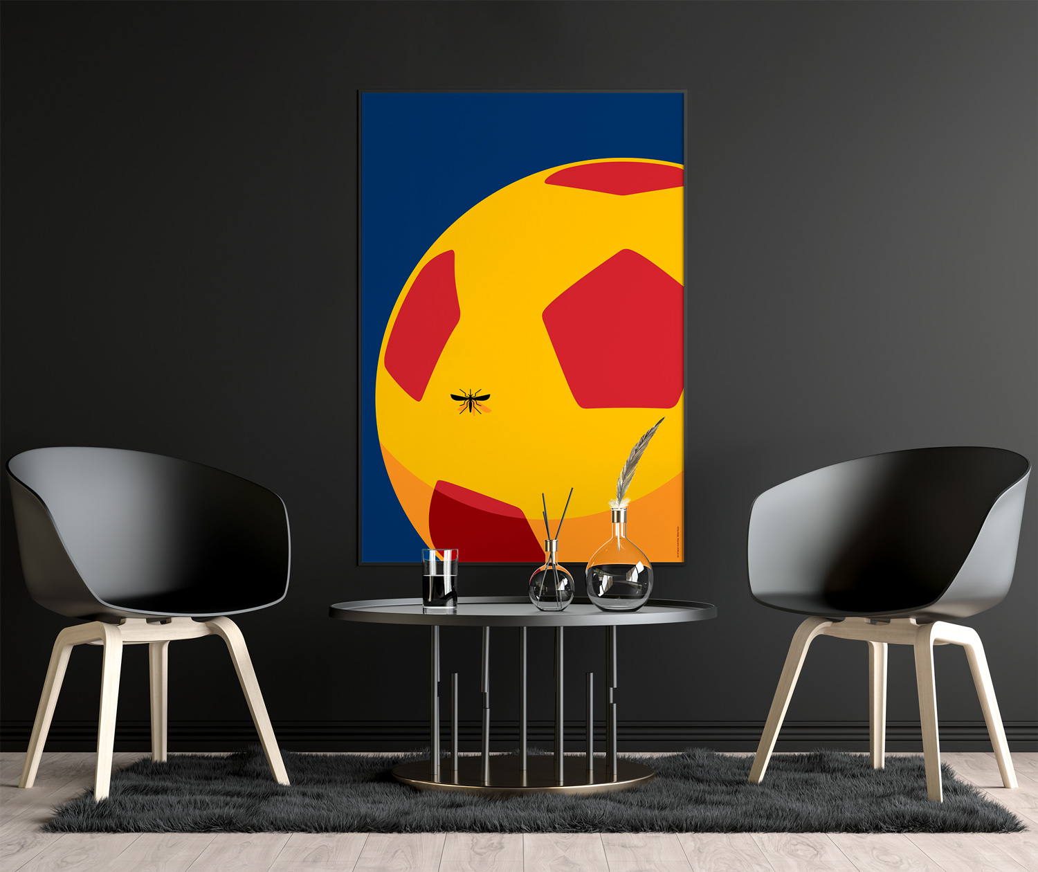 Colombia Yellow Fever by Art of Sport &mdash; art print preview