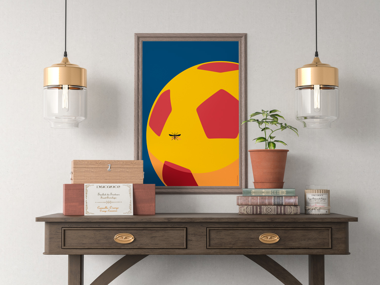 Colombia Yellow Fever by Art of Sport &mdash; art print preview