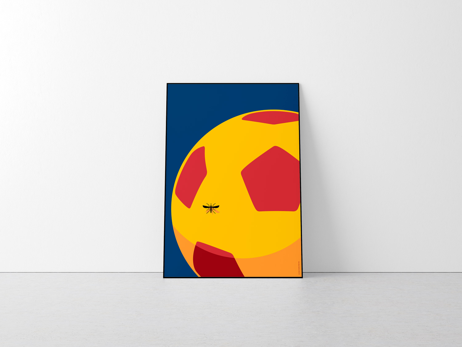 Colombia Yellow Fever by Art of Sport &mdash; art print preview