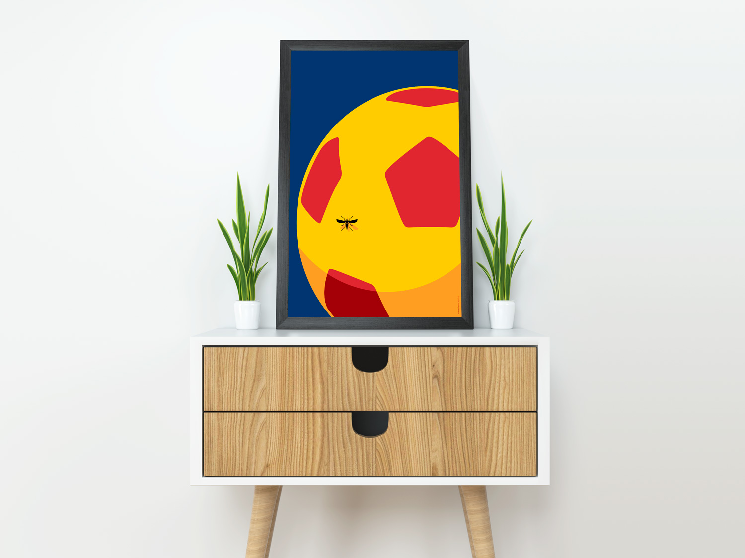 Colombia Yellow Fever by Art of Sport &mdash; art print preview