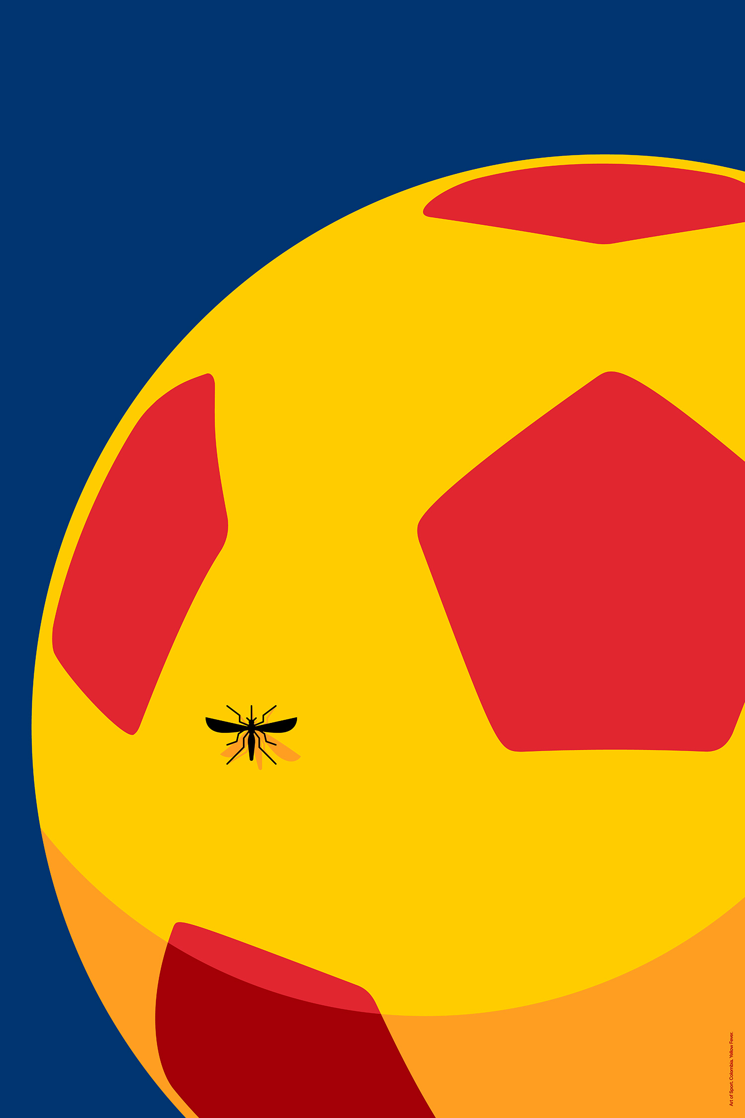 Colombia Yellow Fever by Art of Sport &mdash; art print preview