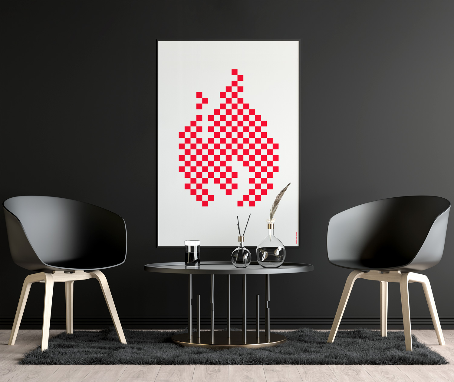 Croatia The Flames by Art of Sport &mdash; art print preview