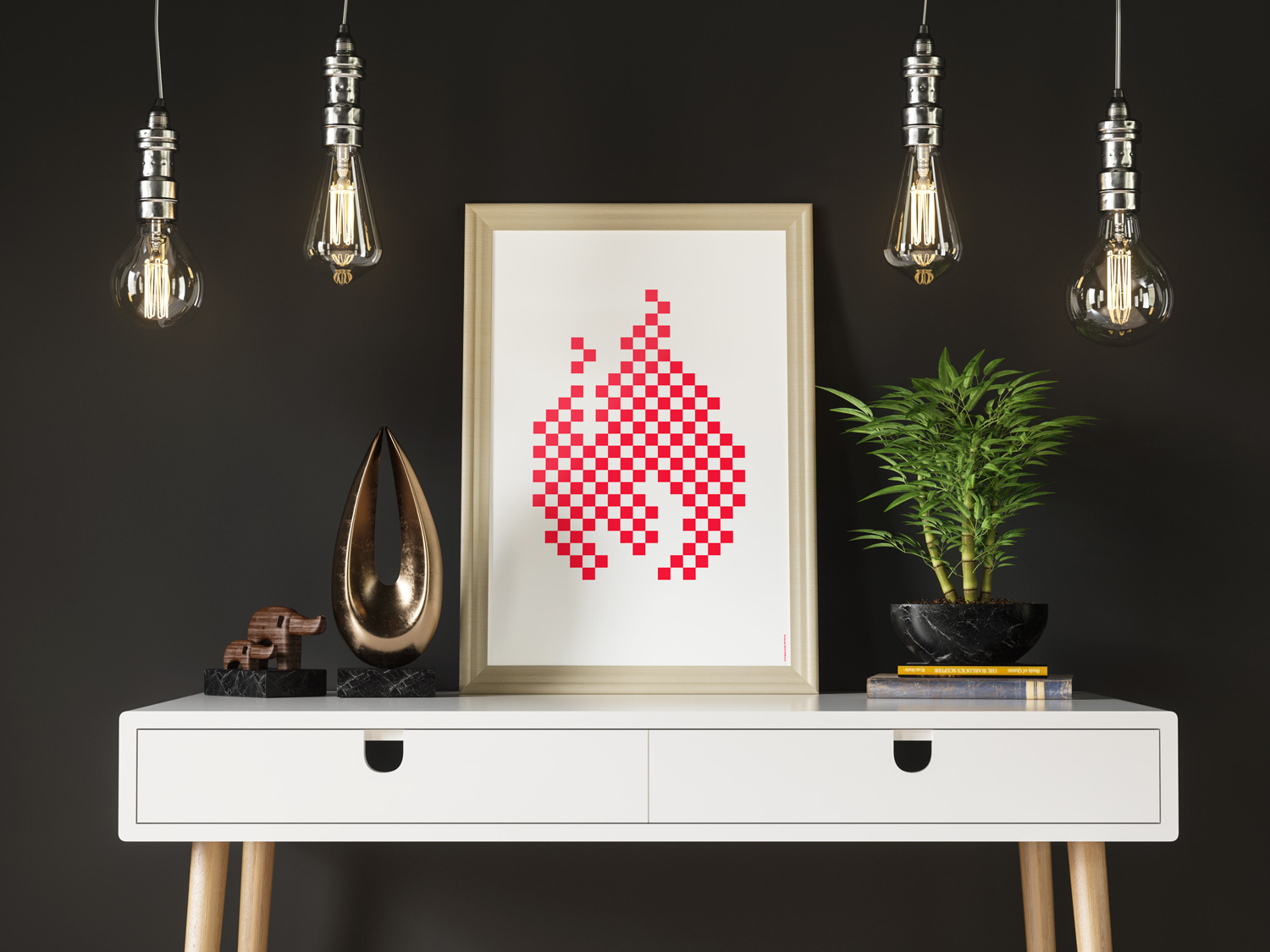 Croatia The Flames by Art of Sport &mdash; art print preview