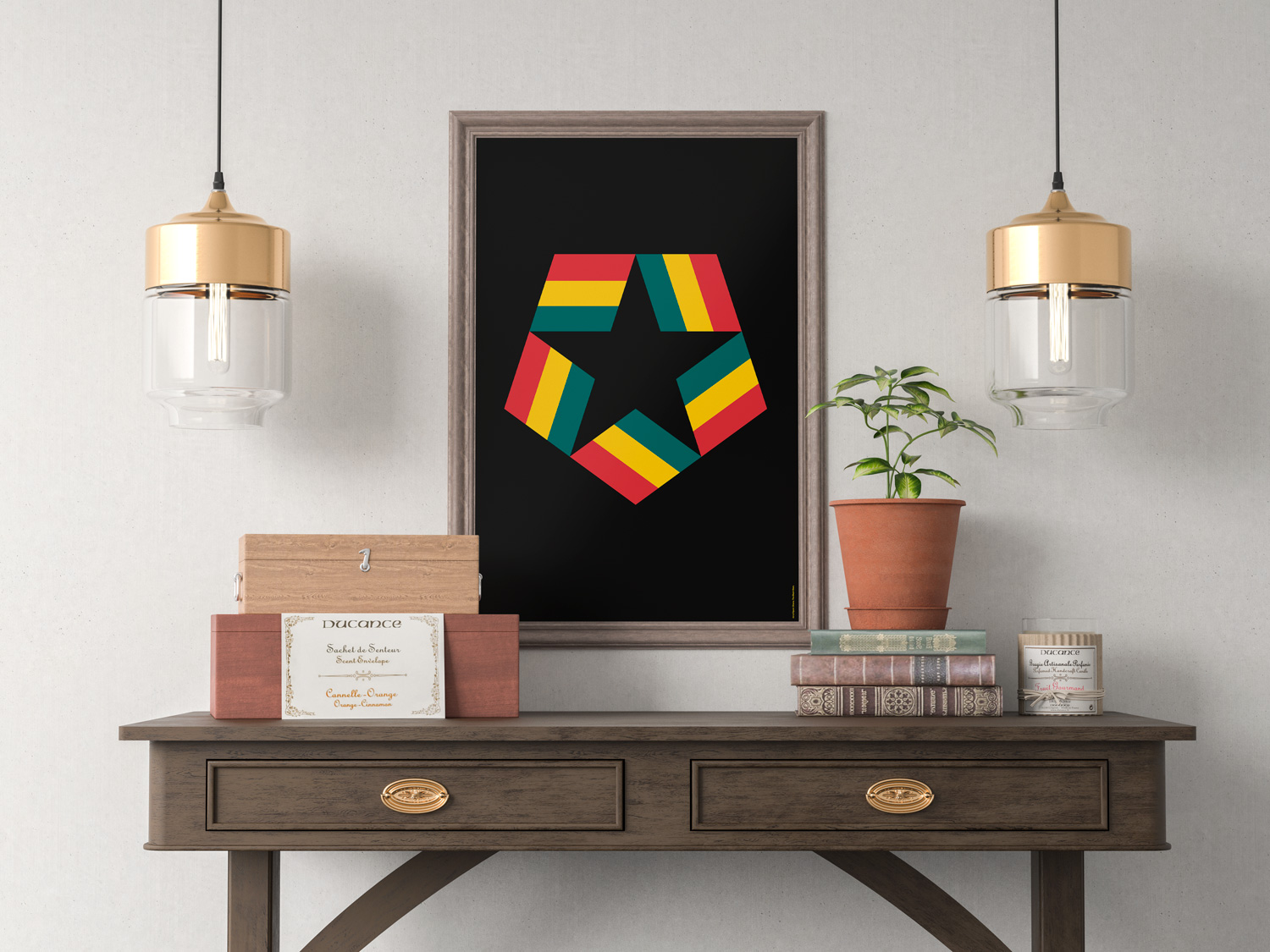 Ghana The Black Stars by Art of Sport &mdash; art print preview