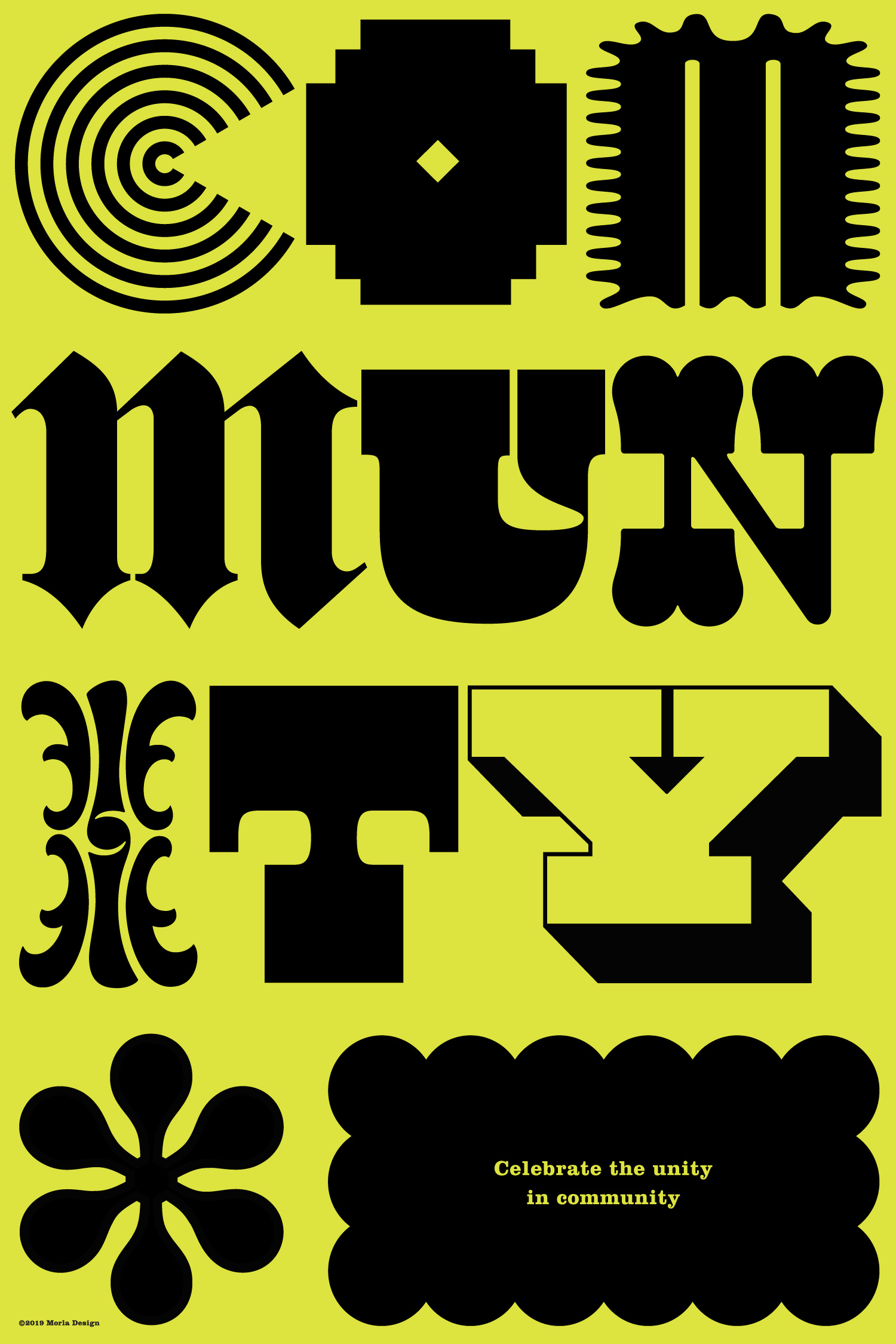 CommUnity by Jennifer Morla &mdash; art print preview