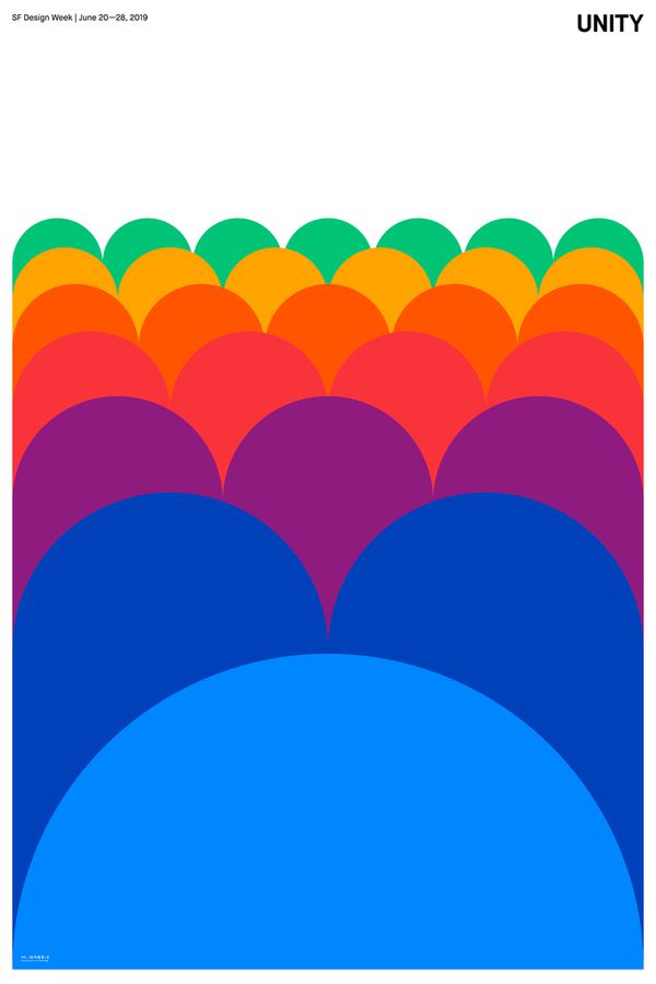 Celebrating Unity. Poster#1 by Matt Harris