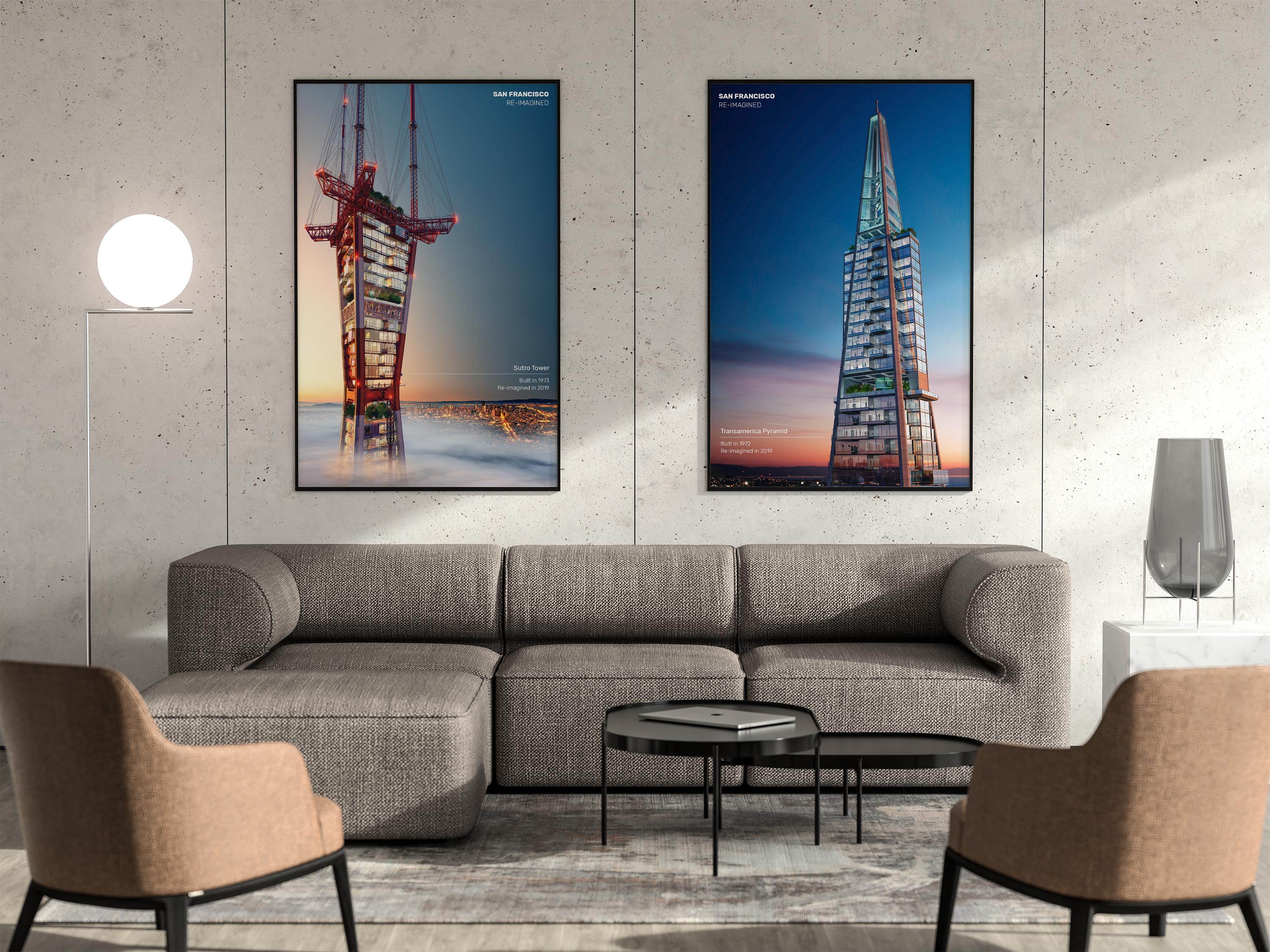 Sutro Tower by Transparent House &mdash; art print preview