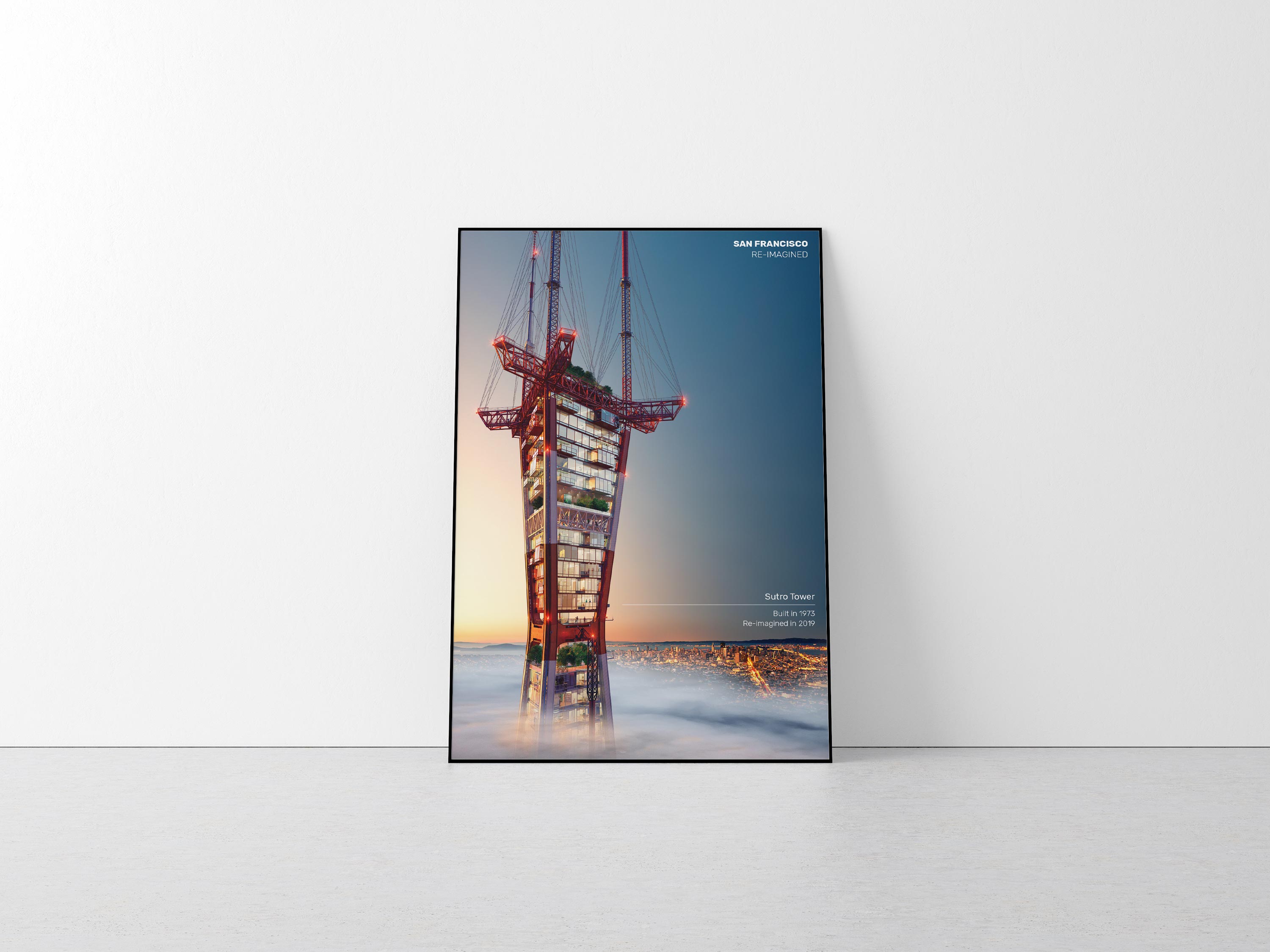 Sutro Tower by Transparent House &mdash; art print preview