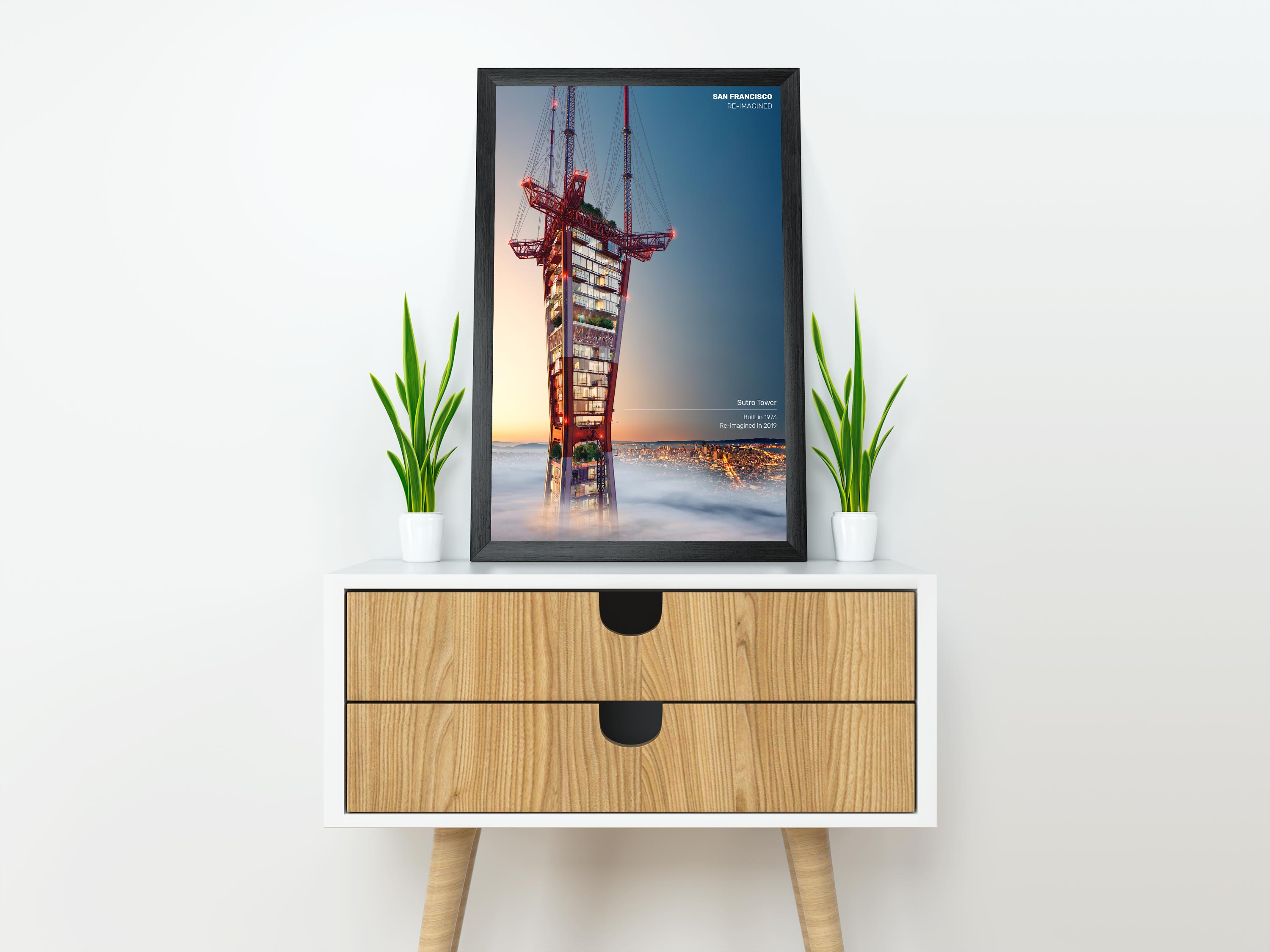 Sutro Tower by Transparent House &mdash; art print preview