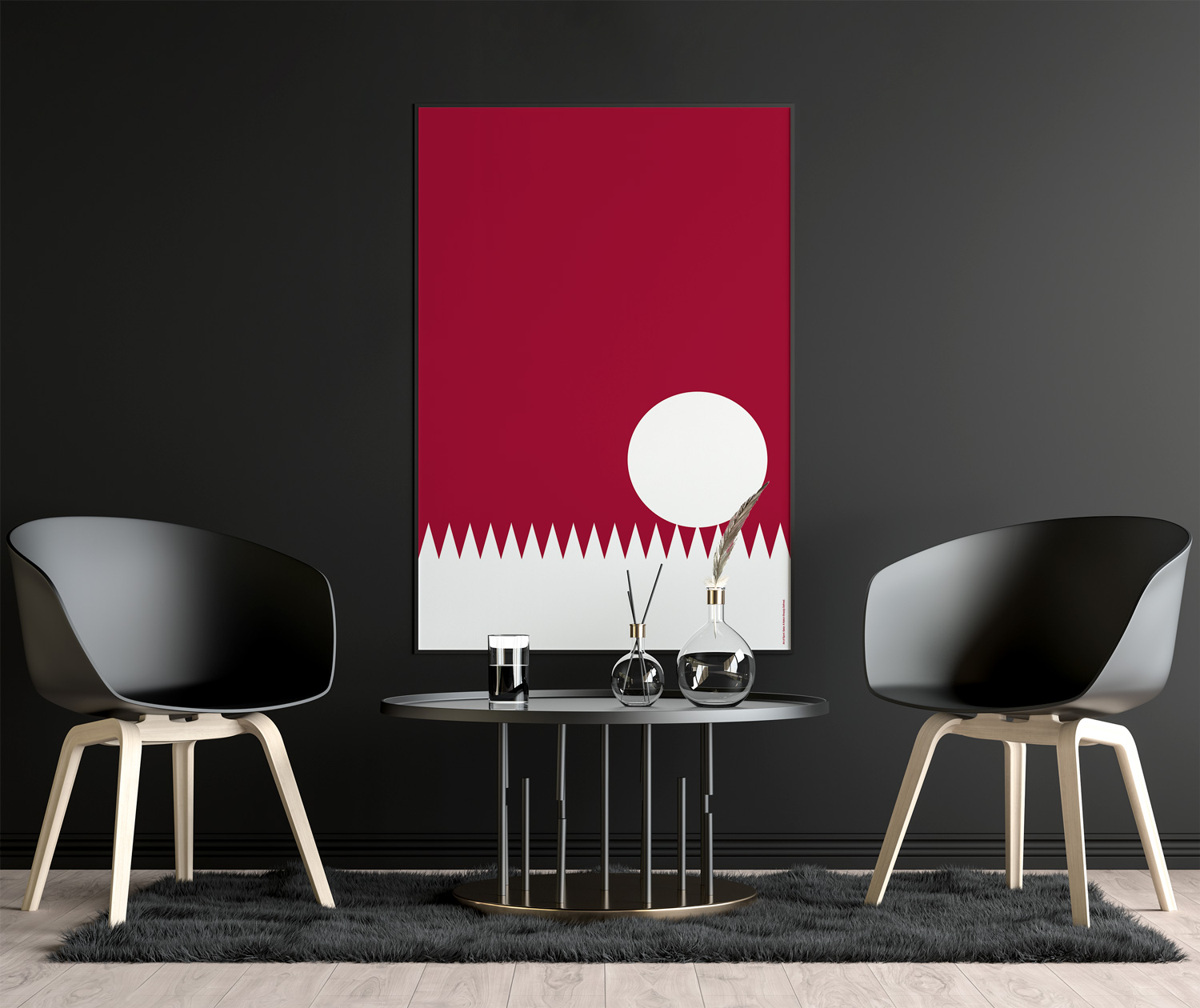 Qatar | A Nation Sharply Defined &mdash; art print preview