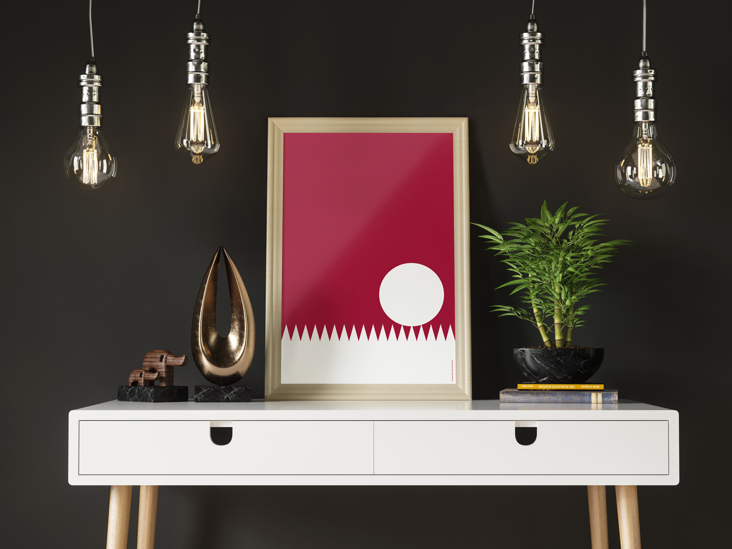 Qatar | A Nation Sharply Defined &mdash; art print preview