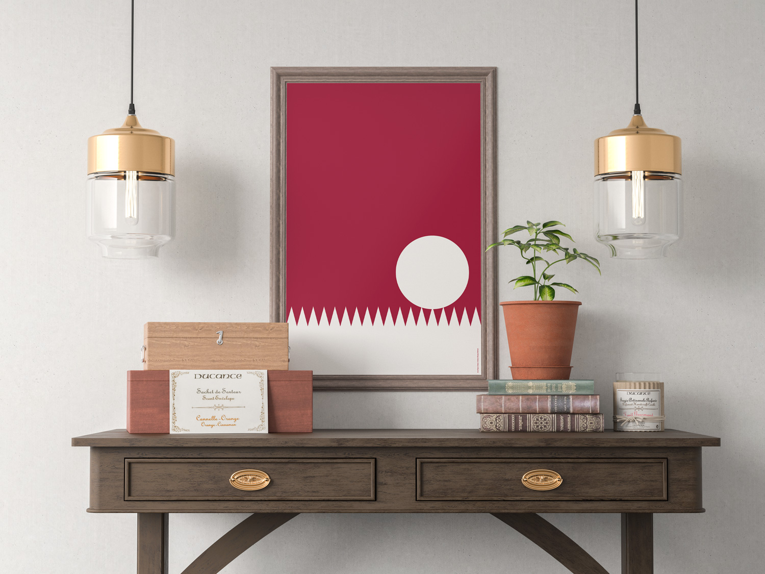 Qatar | A Nation Sharply Defined &mdash; art print preview