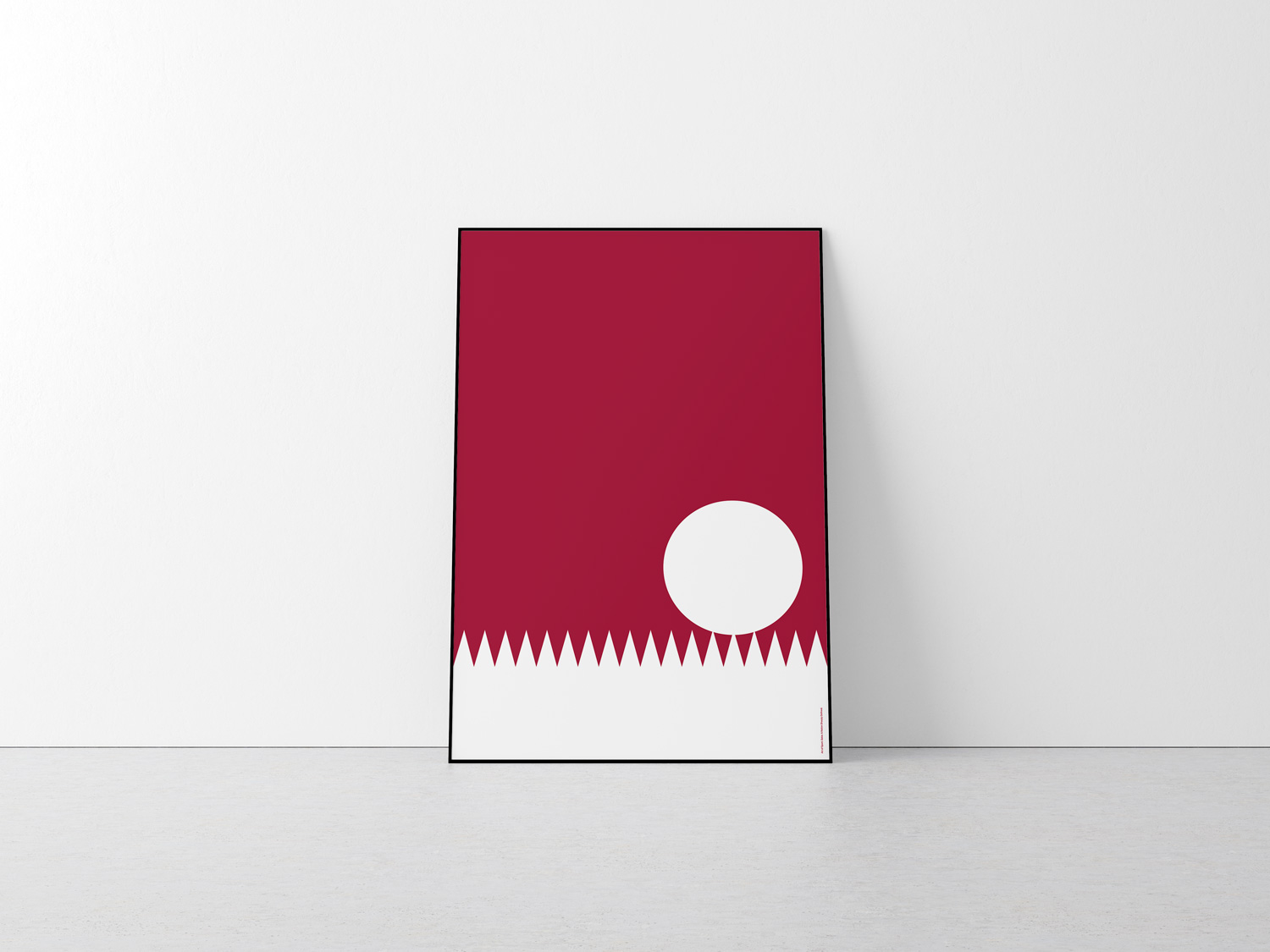 Qatar | A Nation Sharply Defined &mdash; art print preview