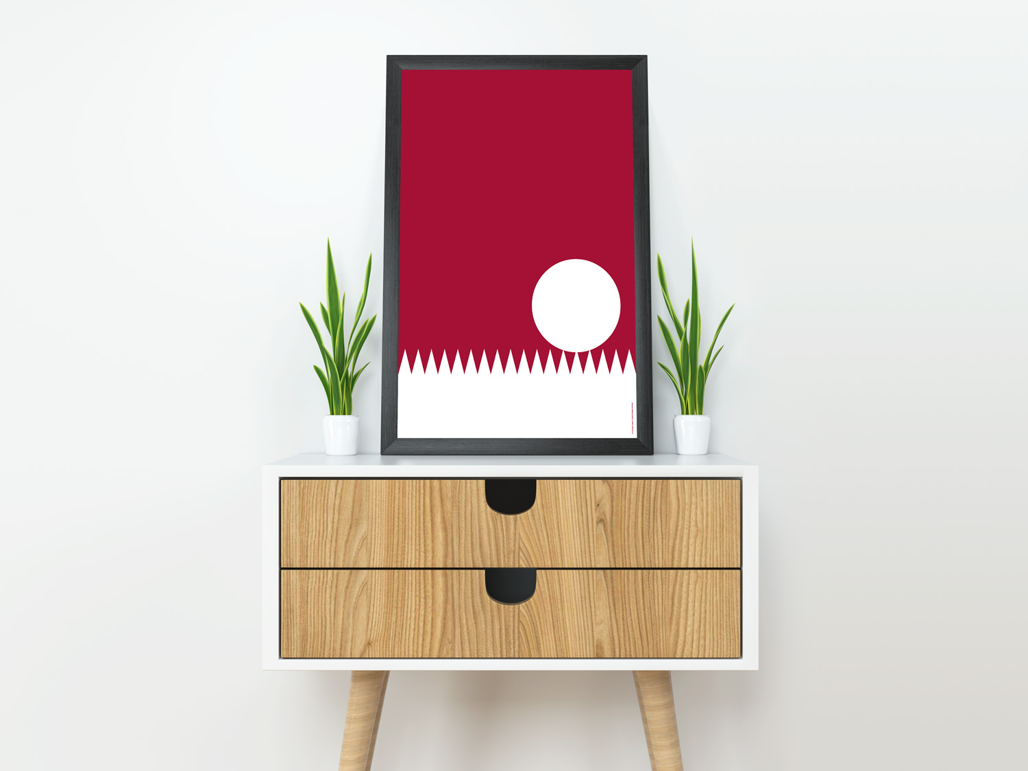 Qatar | A Nation Sharply Defined &mdash; art print preview