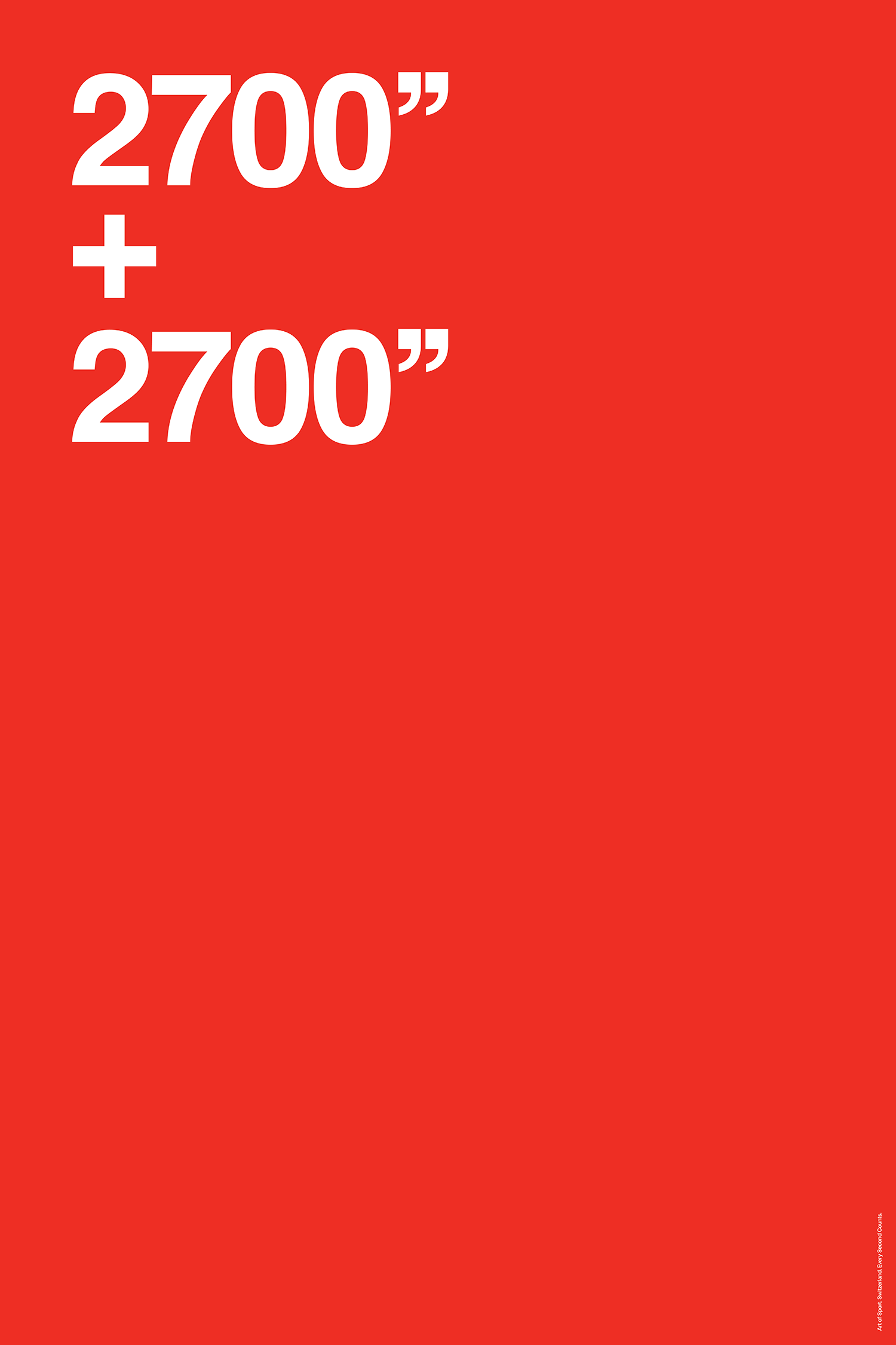 Switzerland | Every Second Counts by Art of Sport &mdash; art print preview