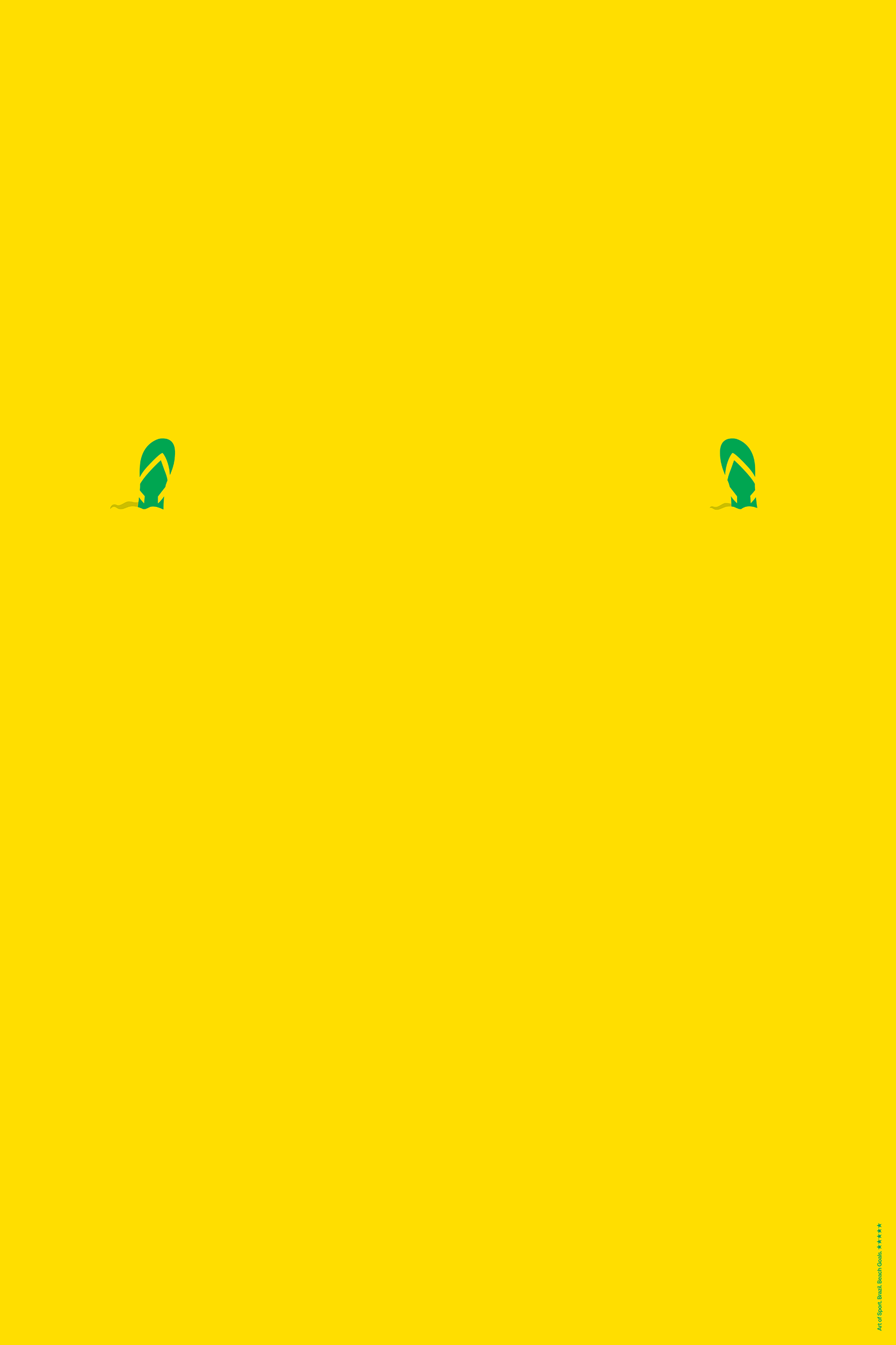 Brazil (Winners 1958, 1962, 1970, 1994, 2002) | The Beautiful Game by Art of Sport &mdash; art print preview