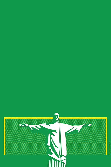 Brazil (Winners 1958, 1962, 1970, 1994, 2002) | Jesus Saves by Art of Sport