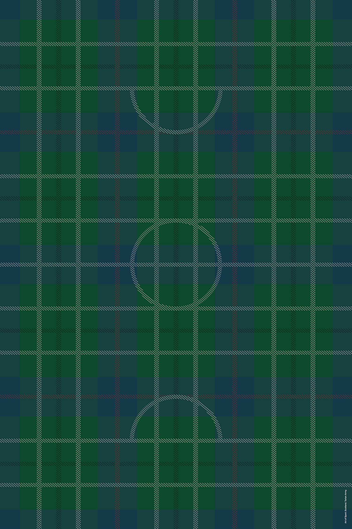 Scotland | The Tartan Army by Art of Sport &mdash; art print preview