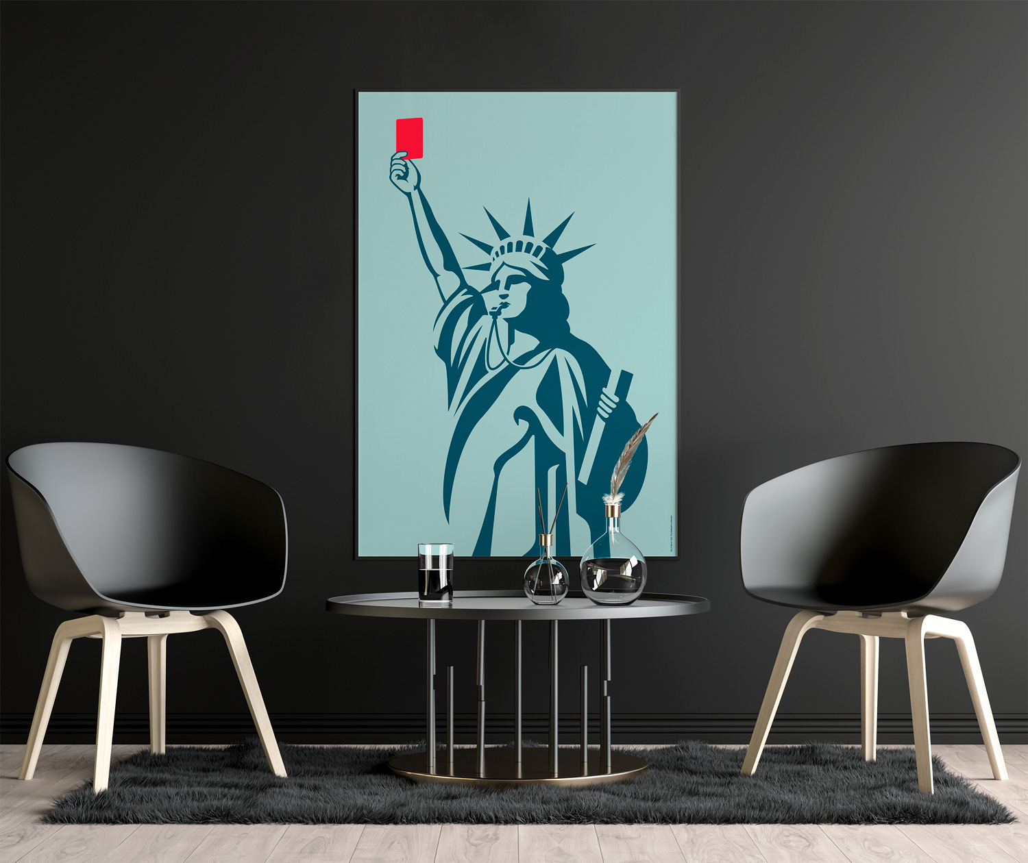 USA | The Referee’s a Wanker! by Art of Sport &mdash; art print preview