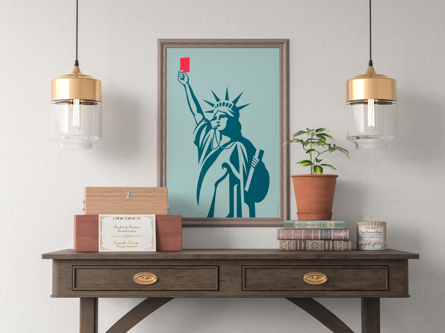 USA | The Referee’s a Wanker! by Art of Sport &mdash; art print preview