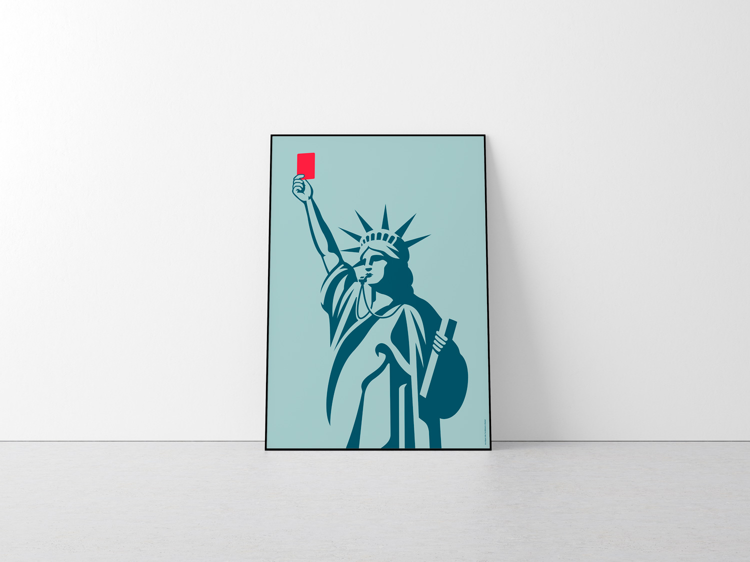 USA | The Referee’s a Wanker! by Art of Sport &mdash; art print preview