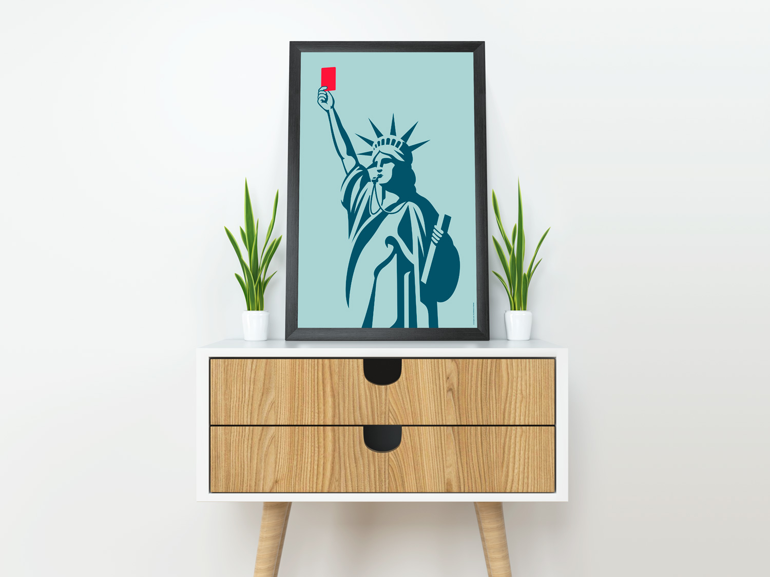 USA | The Referee’s a Wanker! by Art of Sport &mdash; art print preview