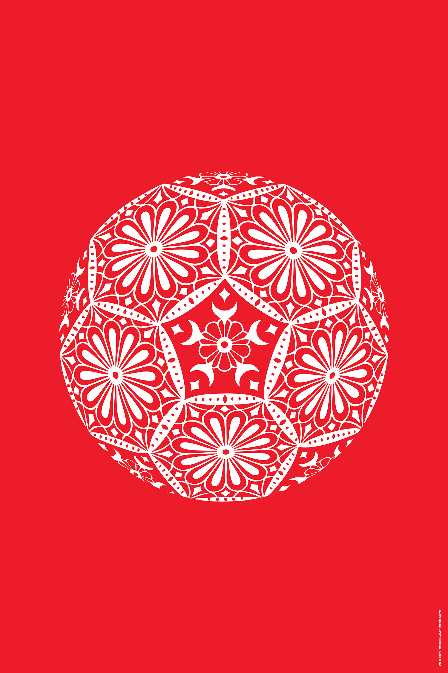 Paraguay | Woven into the Game by Art of Sport &mdash; art print preview