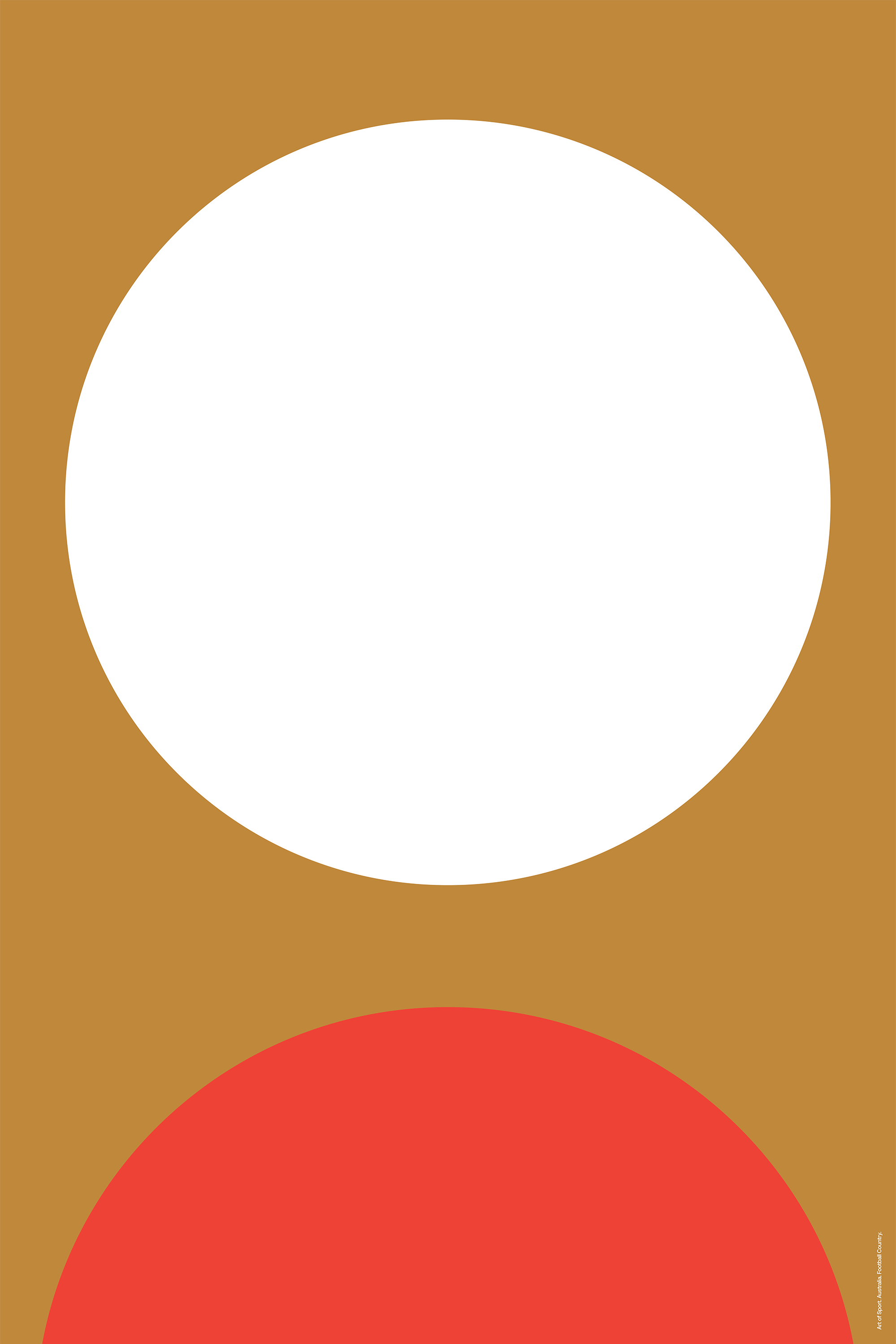 Australia | Football Country by Garbett Design &mdash; art print preview