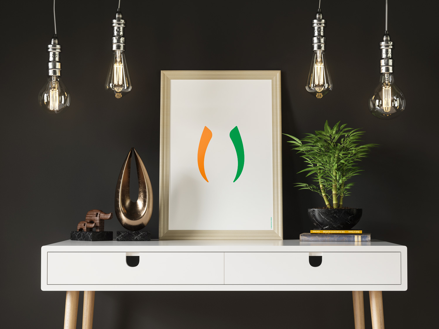 Côte d'Ivoire | The Ivory Coast by Art of Sport &mdash; art print preview