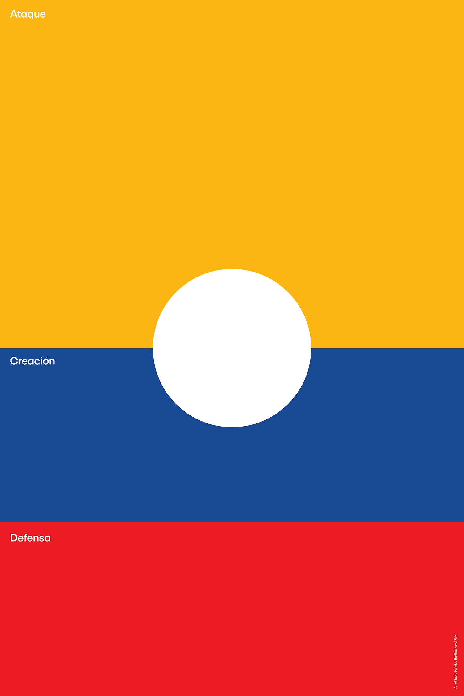 Ecuador | The Balance of Play by Art of Sport &mdash; art print preview