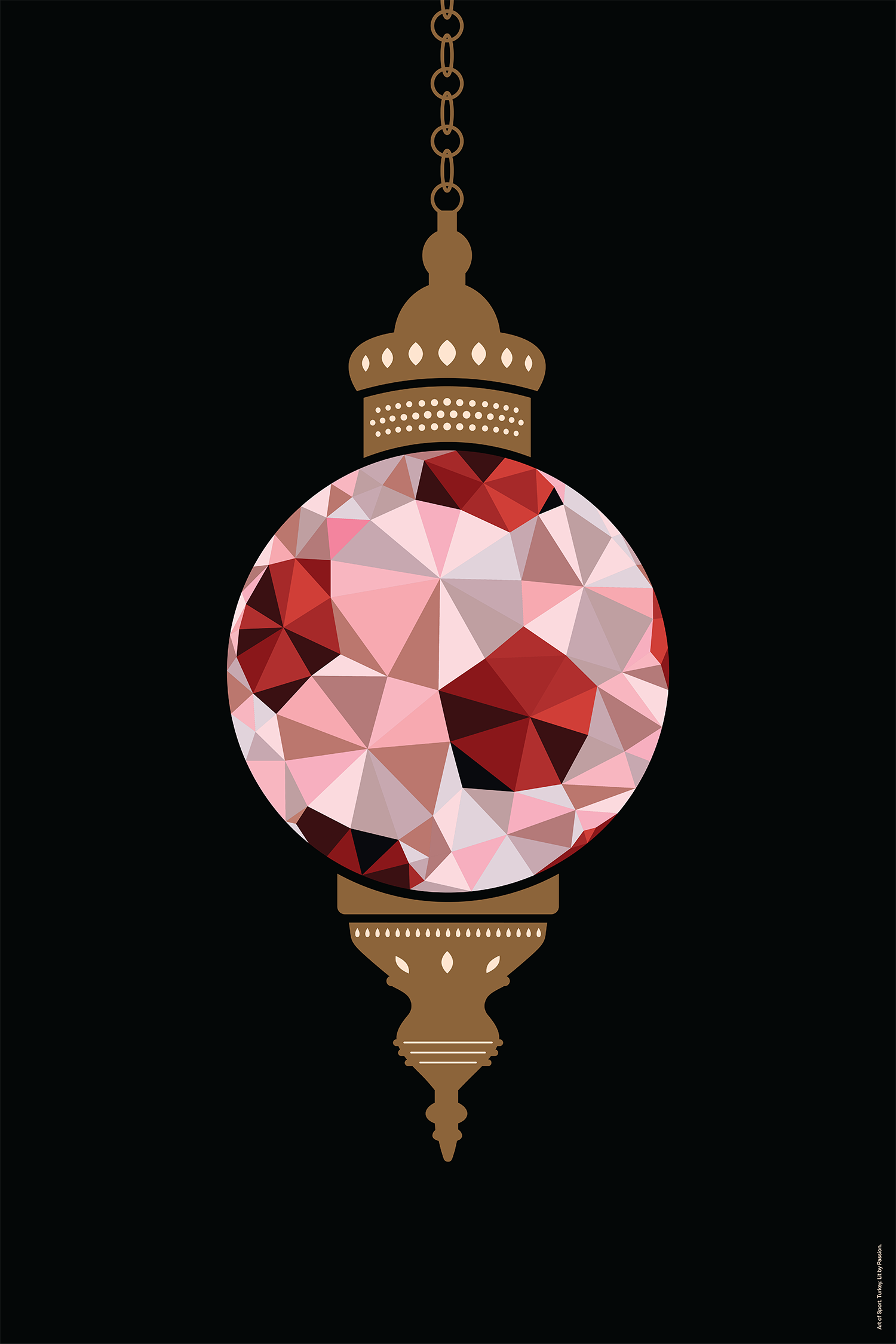 Turkey | Lit by Passion by Art of Sport &mdash; art print preview