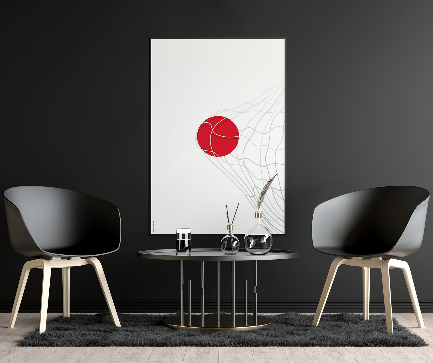 Japan | Rising Star by Art of Sport &mdash; art print preview